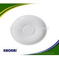 Shinny elegant ceramic white plate for restaurant hotel